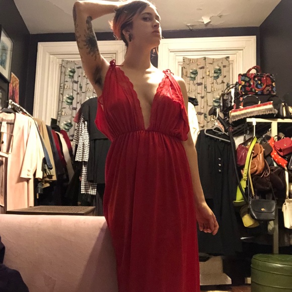 vintage floor length nightgowns